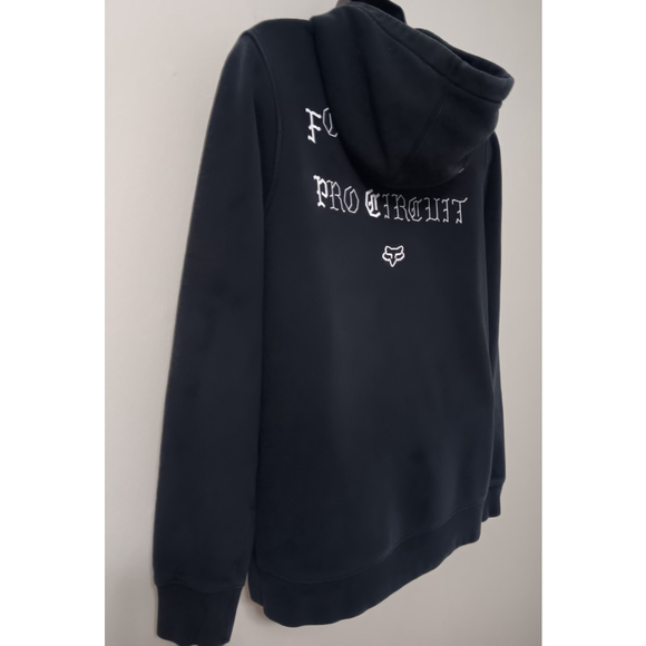 Fox Racing Pro Circuit Men’s Large Hoodie Full Zip Black Sweatshirt MotoX - Picture 3 of 9